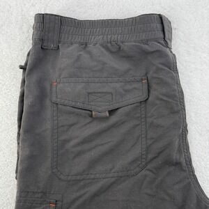Eddie Bauer Utility Fit Convertible Cargo Pants Mens 35x32 Nylon‎ Hiking